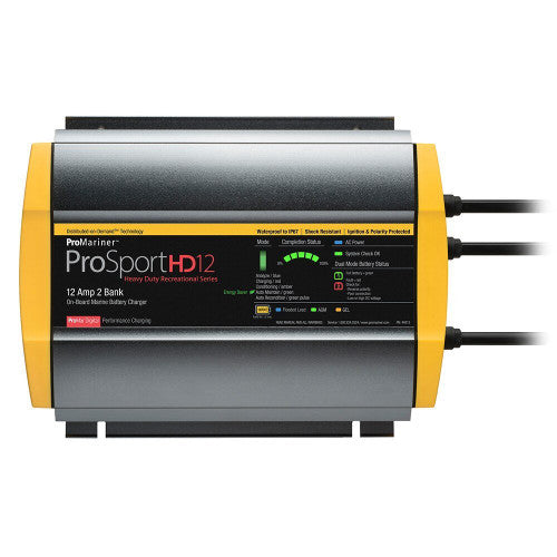 ProMariner ProSportHD Gen 4 Onboard Marine Battery Charger - 6 to 20 Amp, 1 to 3 Bank
