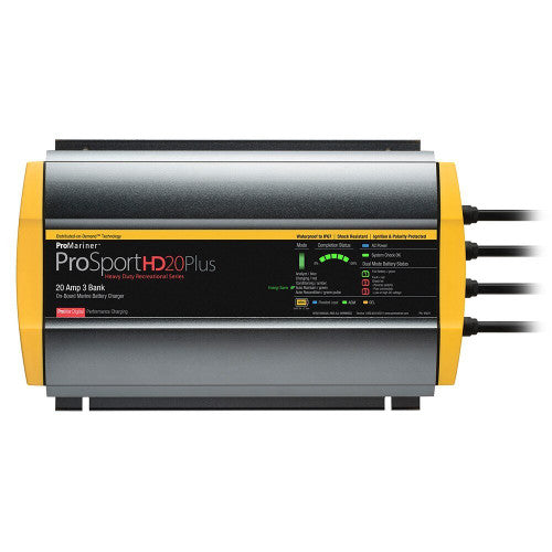 ProMariner ProSportHD Gen 4 Onboard Marine Battery Charger - 6 to 20 Amp, 1 to 3 Bank