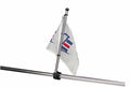 Sea-Dog Adjustable Rail Mount Flag Pole, 15-1/4 Inch, Fits 7/8 to 1 Inch Rail Tubing