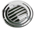 Sea-Dog Round Louvered Vent, 5 Inch Stainless Steel, Part 331425-1