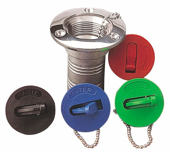 Sea-Dog Red Gas Deck Fill Replacement Cap 357090-1