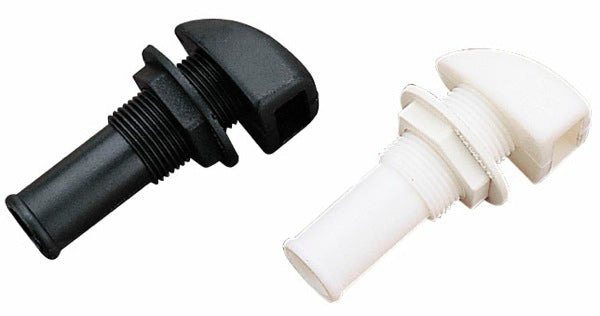 Sea-Dog Gas Tank Vent, Black Injection Molded Nylon, 5/8 Inch Hose Barb - 357100-1