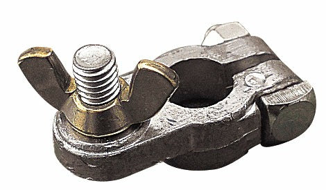 Sea-Dog Wing Nut Style Battery Terminal Set, Positive and Negative, Die Cast Lead