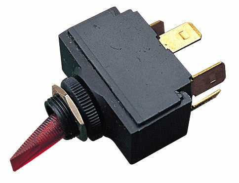 Sea-Dog 420118-1 Illuminating Toggle Switch, SPDT On/Off/On, 15 Amp 12 Volt