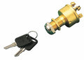 Sea-Dog Three Position Ignition Switch 420351-1, Magneto Style, Off-Ignition-Start, Stamped Brass