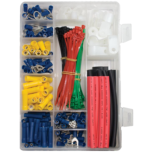Sea Sense 338 Piece Marine Electrical Connector Kit for 12/24 Volt Systems