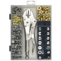 SeaSense Canvas Fastener Kit, 450-Piece Marine Hardware Set with Vise Grip Pliers, Part 50048263