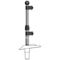 SeaSense Telescopic Flag Pole 50071024, 3/4 Inch Diameter, Telescopes 26 to 48 Inches, Two-Prong Stern Light Base Mount