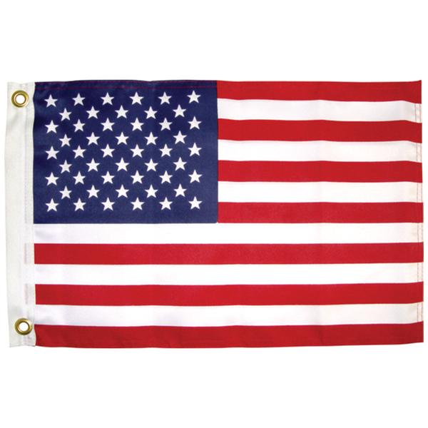 Sea Sense Telescopic Flag Pole with USA Flag, 3/4 Inch Diameter, Telescopes 26 to 48 Inches