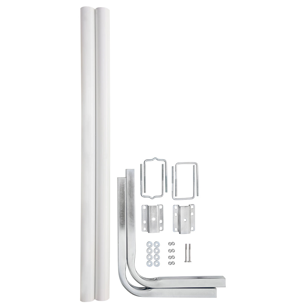 Sea Sense 40 Inch Guide Pole Kit with Galvanized Mounting Hardware