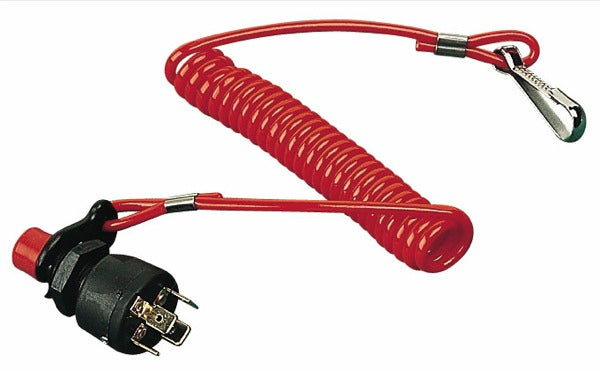 Sea-Dog Universal Kill Switch 420488-1, 5/8 Inch Mounting Hole, 15 Inch Lanyard