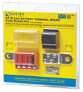 Blue Sea Systems 5024 ST-Blade Battery Terminal Mount Fuse Block, 4-Circuit, 100 Amp