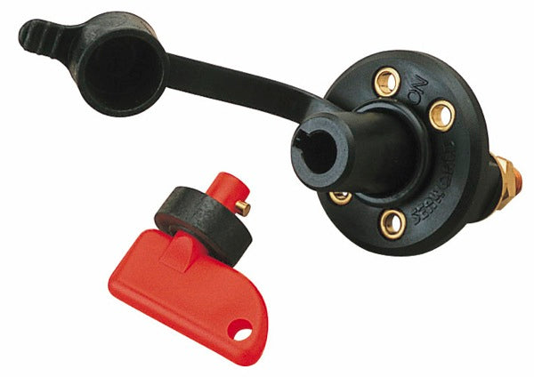 Sea-Dog Heavy Duty Battery Switch 420600-1, On/Off with Removable Key, 12-24V 75A Continuous