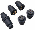Sea-Dog Polarized Molded Electrical Connector, 3-Pin, 4 Amp, 12/24V DC