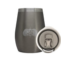 Toadfish Non-Tipping 10oz Stainless Steel Wine Tumbler with Locking Lid - Teal