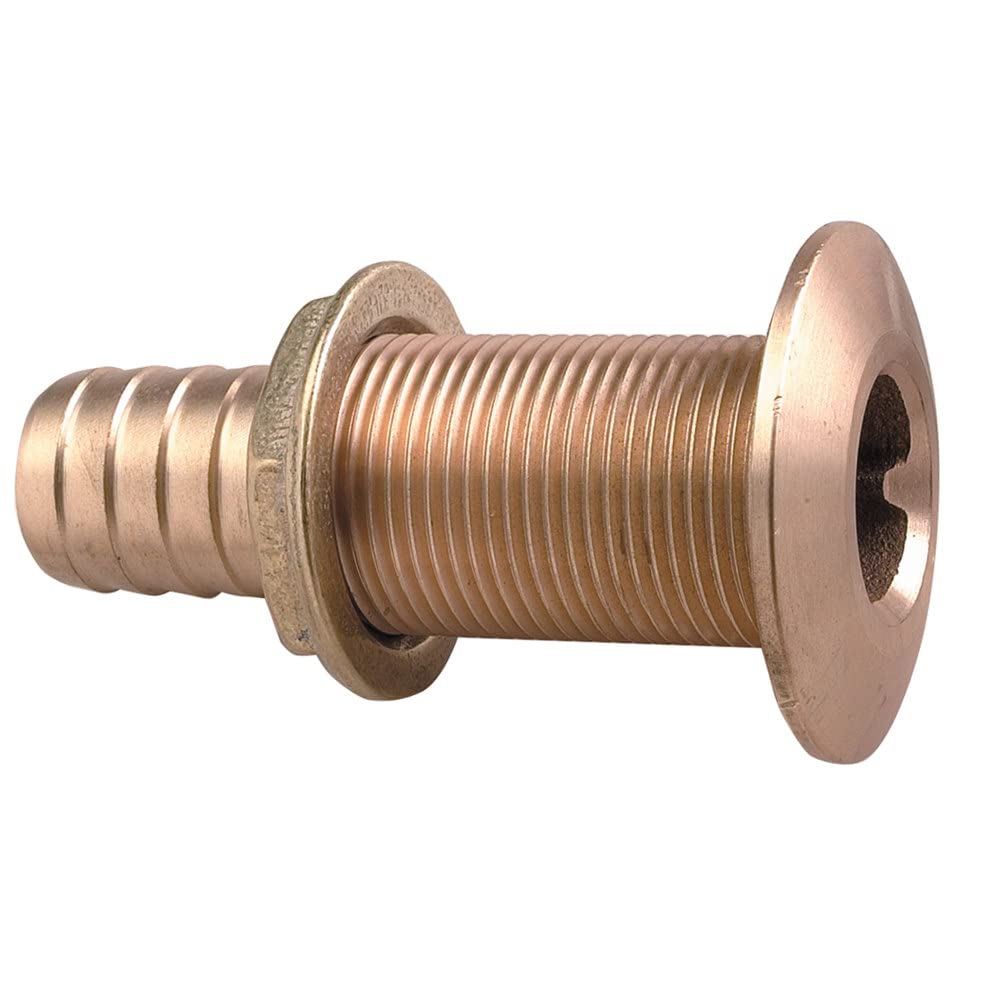 Perko 0350006DPP Plain Bronze Thru-Hull Connection for 1 Inch Hose