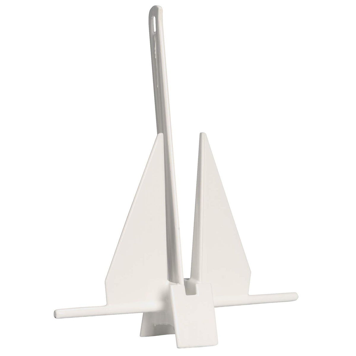 Greenfield Products Slip-Ring Fluke Anchor 669-6-W, PVC Coated White, 5 Pounds