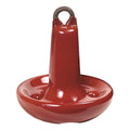 Greenfield 515-RD Vinyl Coated Mushroom Anchor, Red, 15 lb - Cast Iron Anchor for Small Boats, PWC, Kayaks
