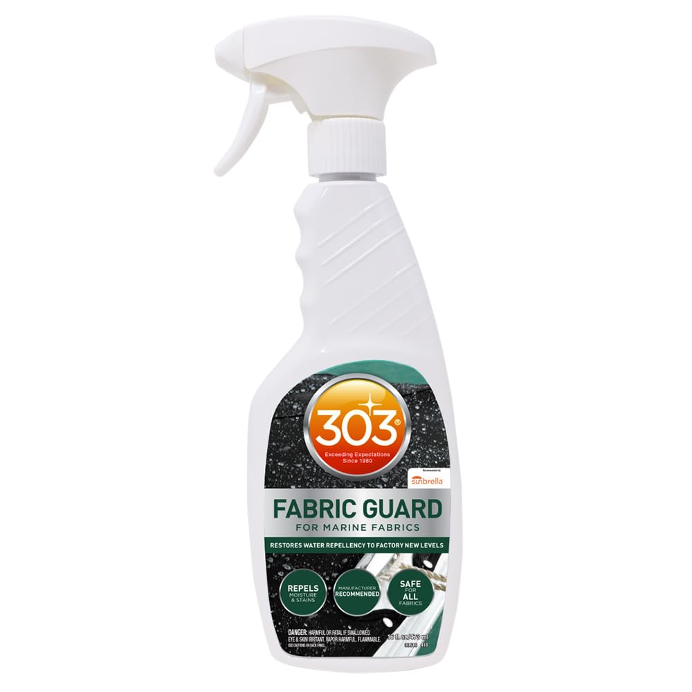 303 Products Marine Fabric Guard Water & Stain Repellent Spray - 16 oz to 1 Gallon