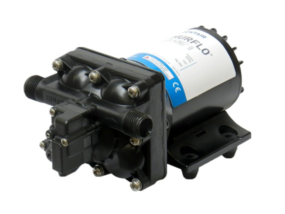 Shurflo Aqua King II Standard 12V Fresh Water Pump, 3.0 GPM, Model 4138-111-E65