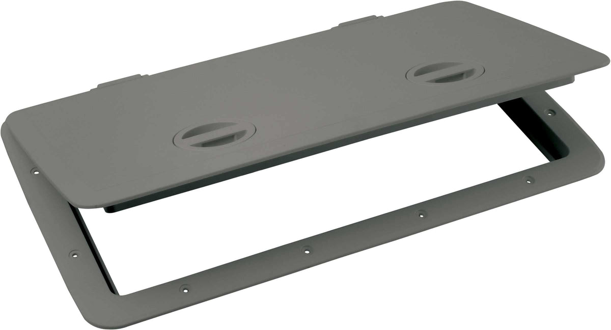 Tempress Cam-Latch Access Hatch - Dark Gray, Available in 10-3/4" x 15-1/8" and 13" x 23.25" Sizes