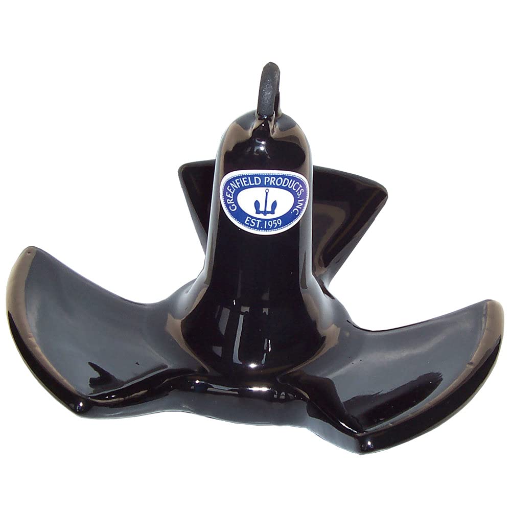 Greenfield Vinyl-Coated Tri-Fluke River Anchor - Available in 16 lb and 30 lb