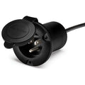 ProMariner Universal AC Plug Holder - Watertight 120V Shore Power Plug Mount, Black or White