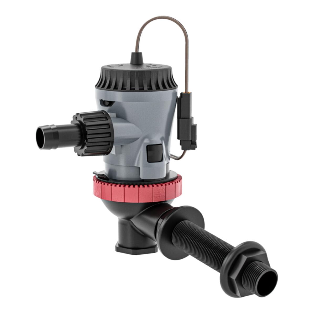 Johnson Pump 10-13642-01 Aqua O2 Flex Mount Aerator Pump, 500 GPH, 12V Livewell and Washdown Pump