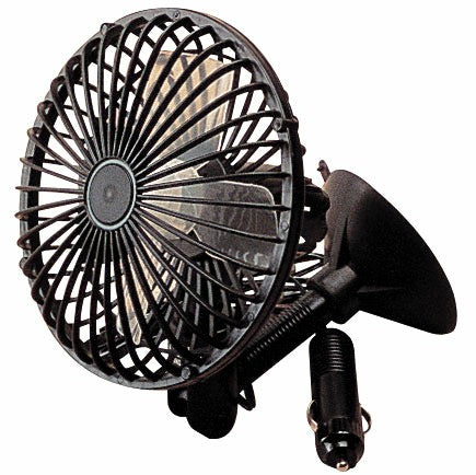 Sea-Dog Suction Cup Mount Fan 450120-1, 12V, ABS Housing, High/Low Speed