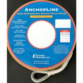Custom Cordage Double Braid Anchor Line - White, Available in 3/8" x 100' to 1/2" x 150'