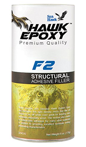 Sea Hawk F2-S Structural Adhesive Filler, Epoxy Thickening Additive, 1.7 oz