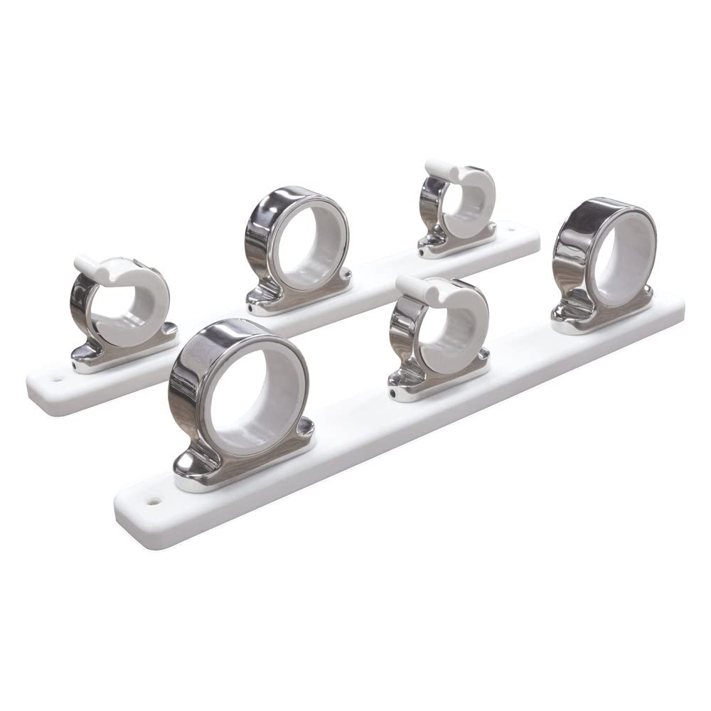 Taco Marine 4-Rod Stainless Steel and Delrin Rod Hanger Rack, F16-2752-1