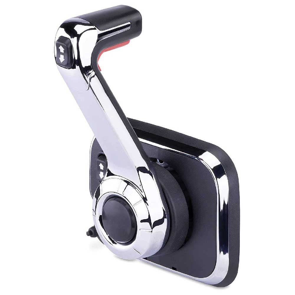 SeaStar Xtreme Side Mount Control CHX8051P, Chrome, with Engine Cut Off Switch and Trim Switch