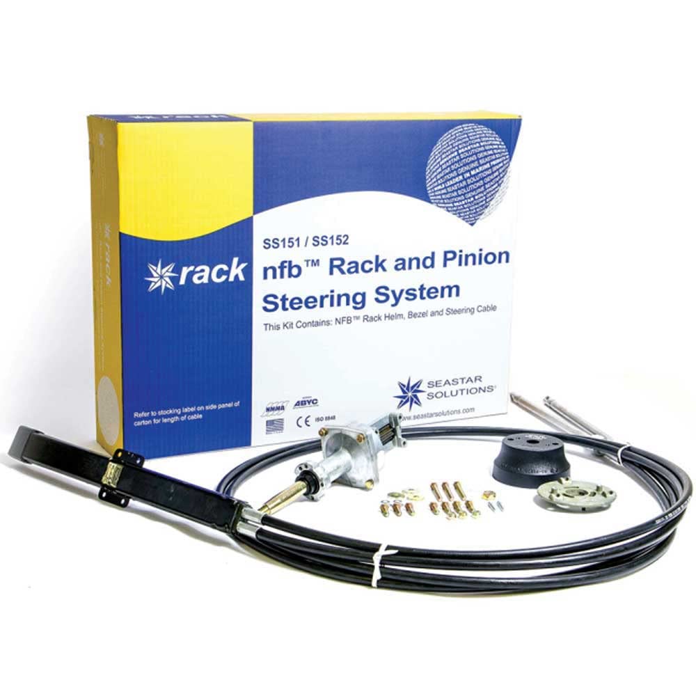 SeaStar SS15216 NFB Pro Rack Dual Cable Steering Kit, Back Mount, 16 Feet