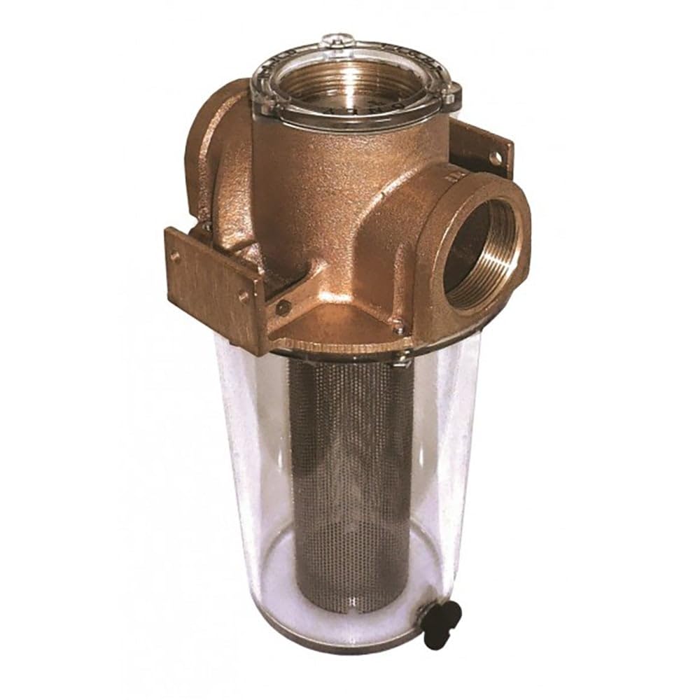 Groco Intake Strainer with Filter Basket ARG-755-S, 3/4 Inch NPT, 304 Stainless Steel Basket
