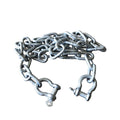 Gen3 Marine Hot Dipped Galvanized Anchor Chain 3/16 Inch x 4 Foot with Two 1/4 Inch Shackles