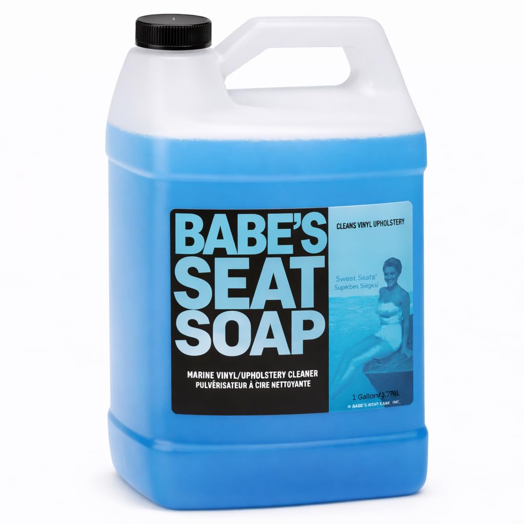 Babe's Boat Care Seat Soap Marine Vinyl, Plastic & Leather Cleaner - Available in 16 oz Spray to 1 Gallon