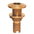 Groco Bronze Thru-Hull Fitting with Hose Barb - Available in 5/8" to 1-1/2"