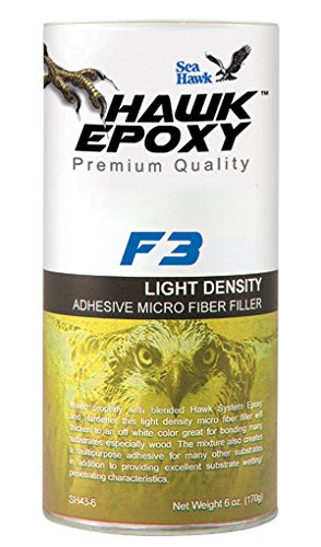 Sea Hawk F3-S Light Density Epoxy Microfiber Filler, 6 oz