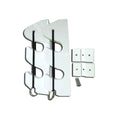 TACO Marine Bungee Rod Holder, Pair, White - Available in 2-Rod and 3-Rod