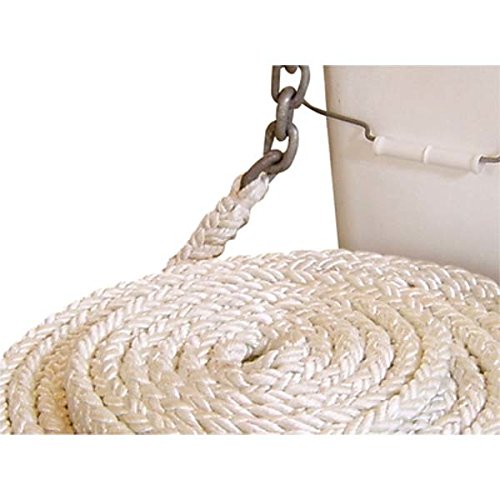 Lewmar Anchor Rode 8-Plait Nylon with 5/16 Inch G4 Chain and Shackle, HM15H300PX