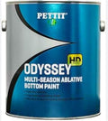 Pettit Odyssey HD Multi-Season Ablative Antifouling Bottom Paint - Available in Black or Red, Gallon