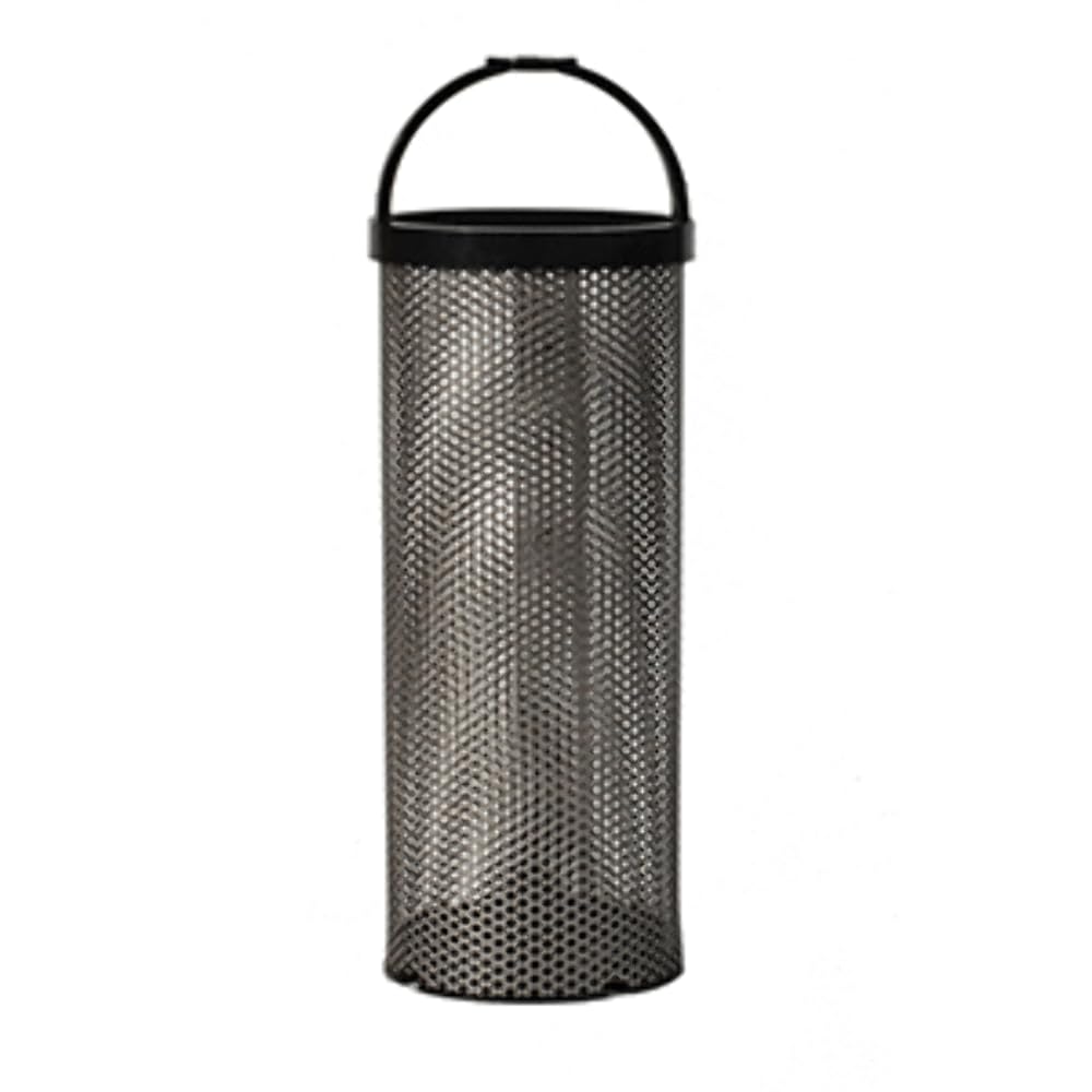 Groco BS Series Stainless Steel Strainer Basket - Available in 1.9" x 5.2" to 3.1" x 10.1"