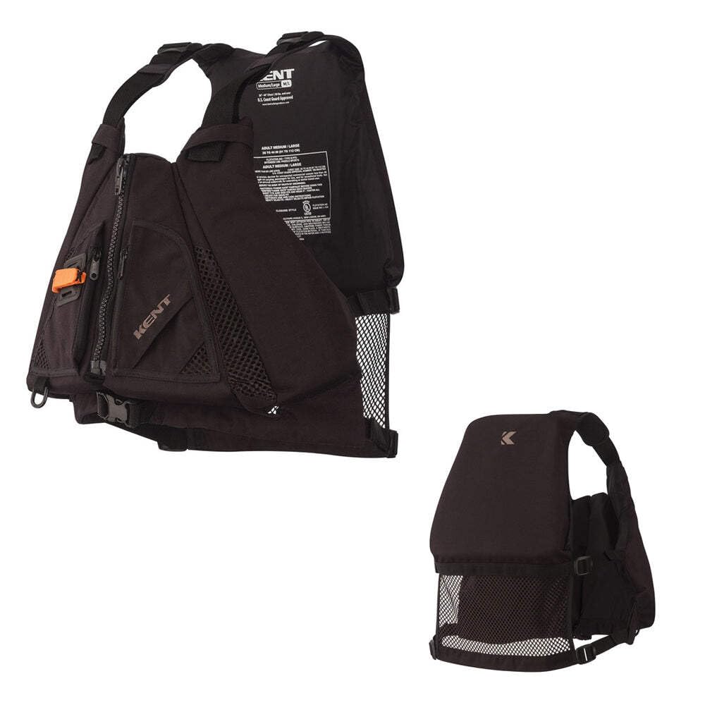 Kent Sporting Goods Law Enforcement Life Vest, Black, Size Medium-Large