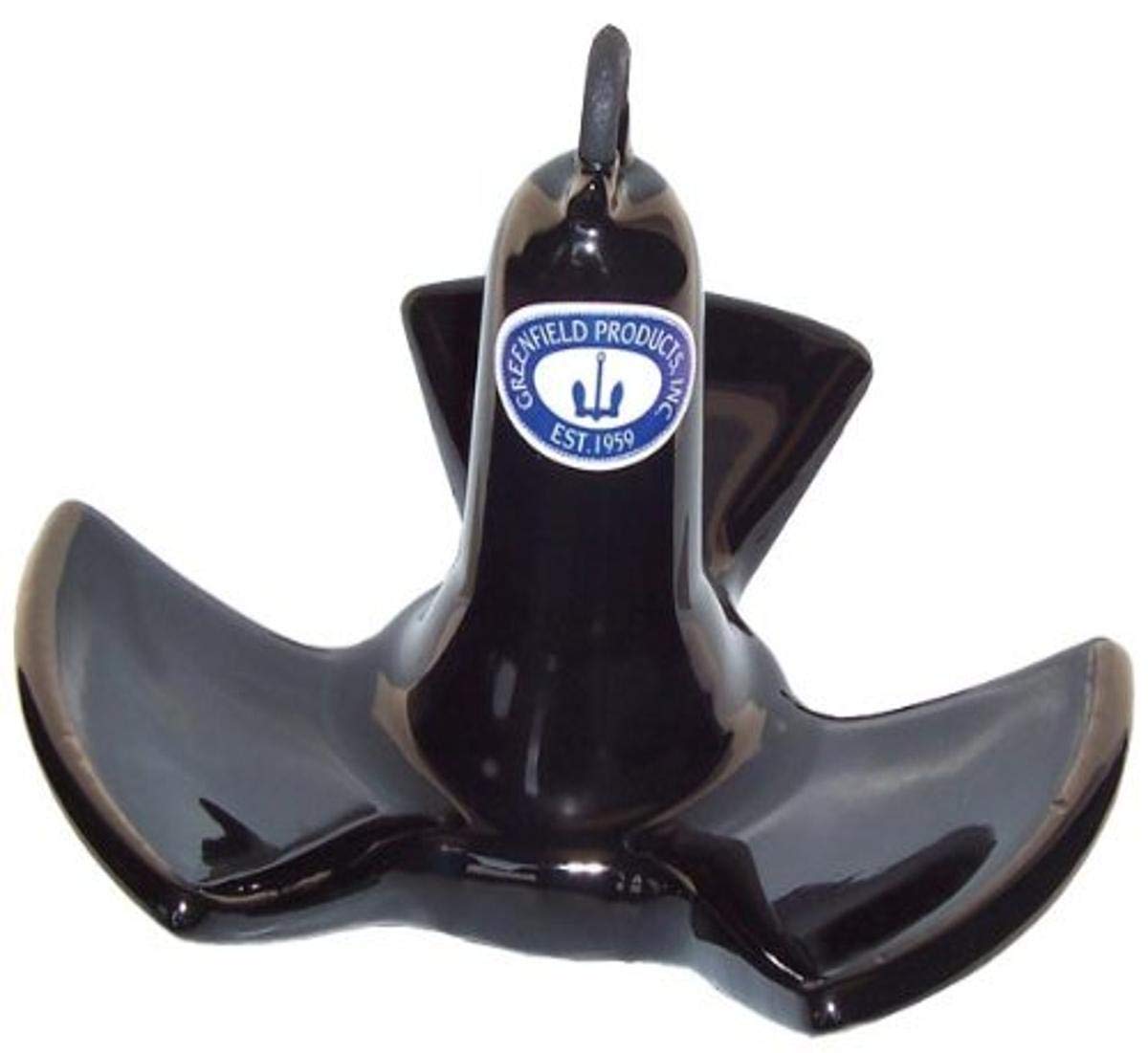 Greenfield Products 520 20 lb Vinyl Coated Tri-Fluke River Anchor for Boats Under 24 Feet