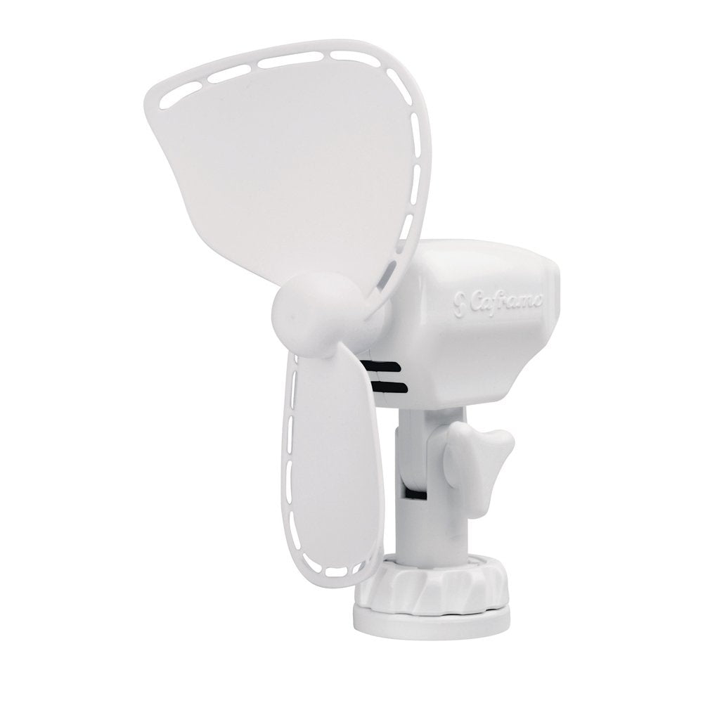 Caframo Ultimate Fan 757DC - 12V Direct-Wire Boat Cabin Fan, 2-Speed, 7" - White or Black