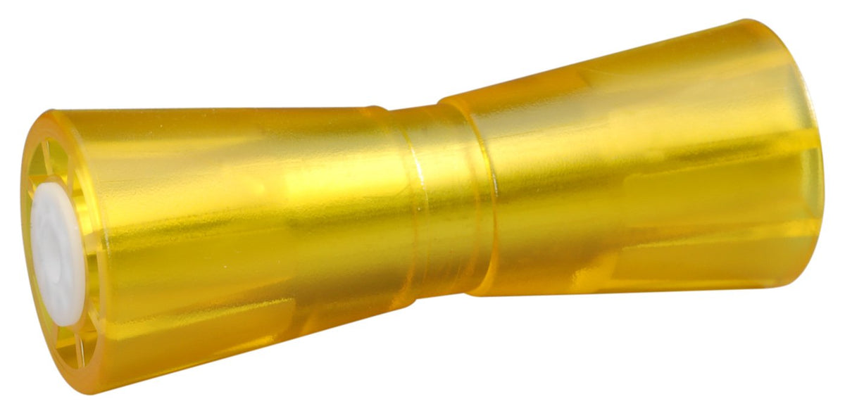 Tie Down Engineering 86169 Amber 10 Inch PVC Keel Roller, 5/8 Inch Shaft