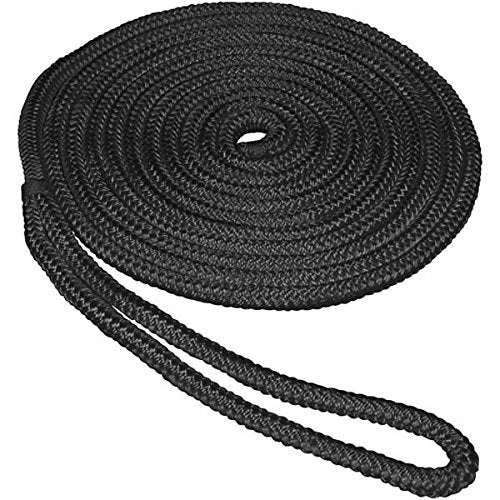 Aamstrand Double Braid Nylon Dock Line - Available in 3/8" x 20' to 1/2" x 20'