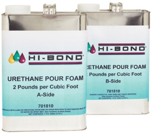 Hi-Bond Pour Foam Flotation Kit - Two-Part Urethane Closed Cell Foam, Available in Quart to 2 Gallon Kits