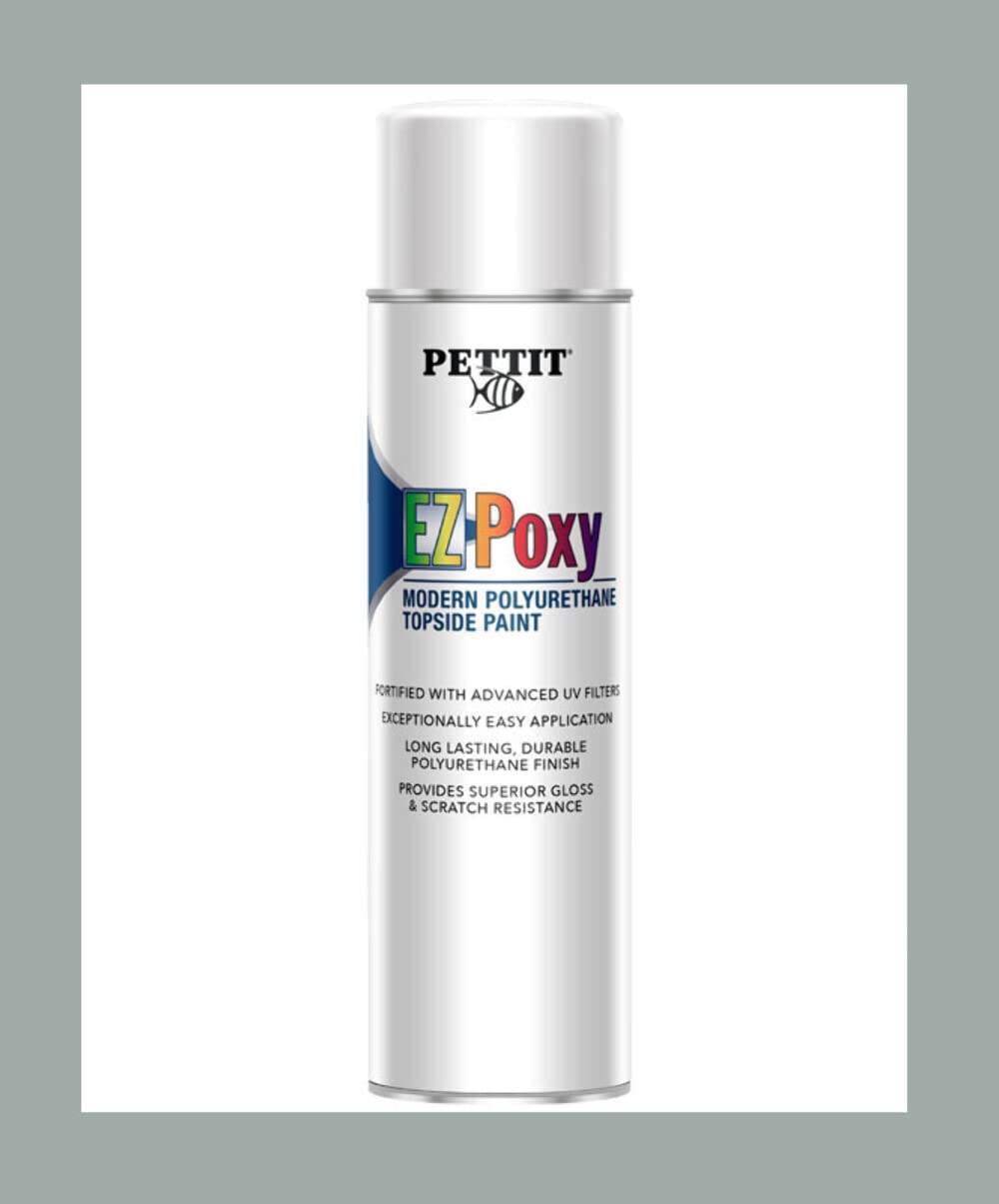 Pettit Paint EZ-Poxy Platinum Aerosol Topside Enamel, 16.93 oz Spray Can